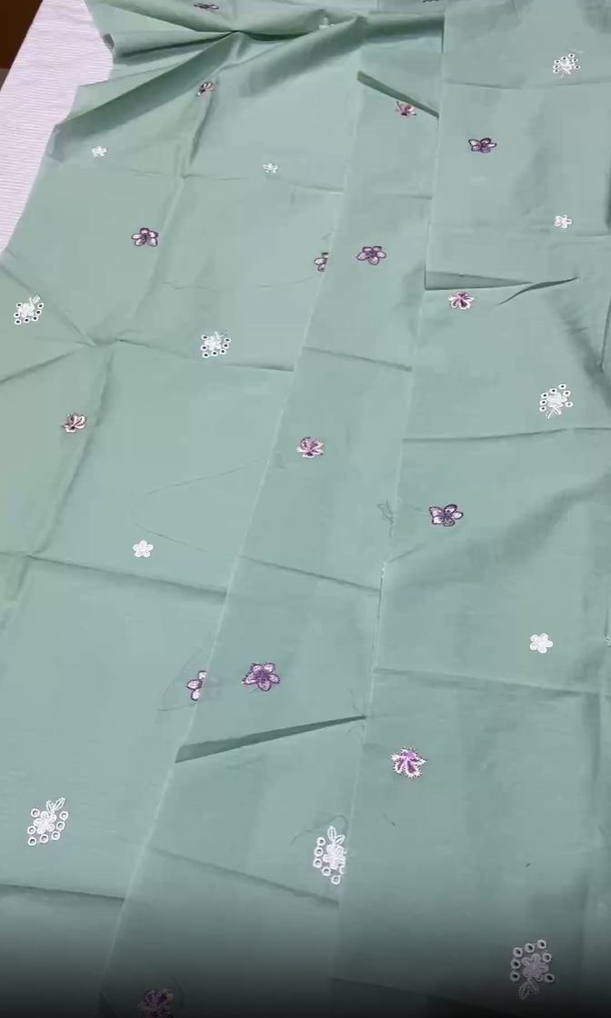 Cross Stitch 3pc Lawn Embroidered