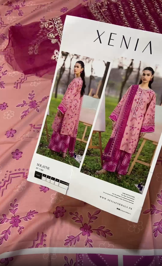 Xenia Print Lawn 3 piece