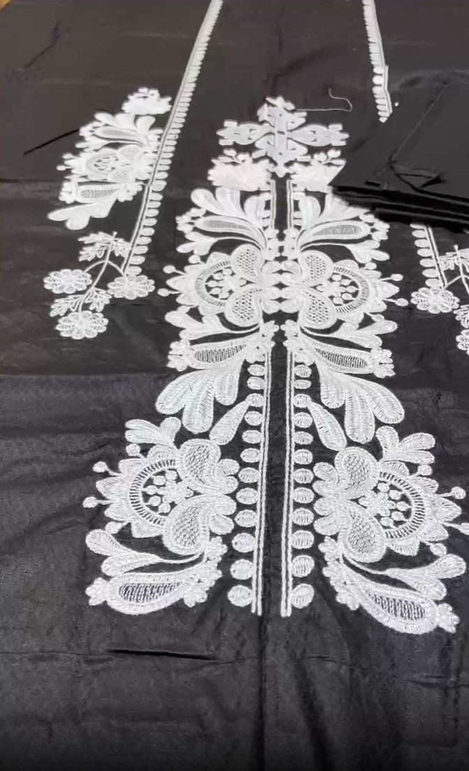 Khaadi Embroidered Dobby Lawn 3pc