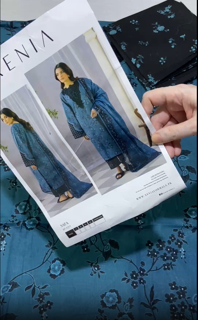 Xenia Printed Lawn 3 piece