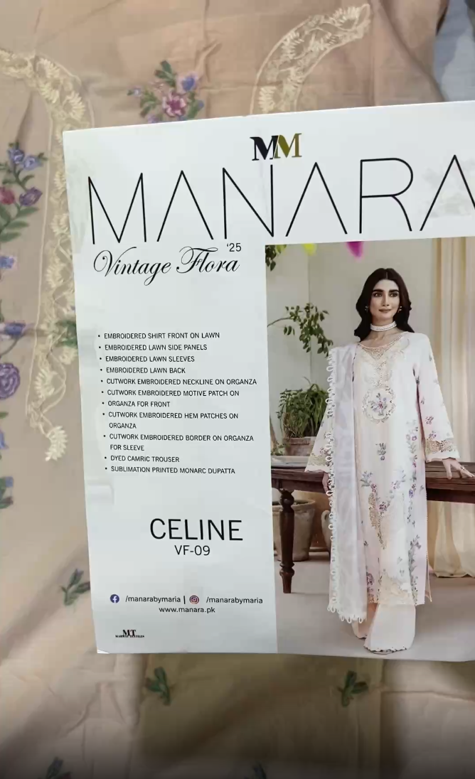 Manara Emb Lawn 3pc