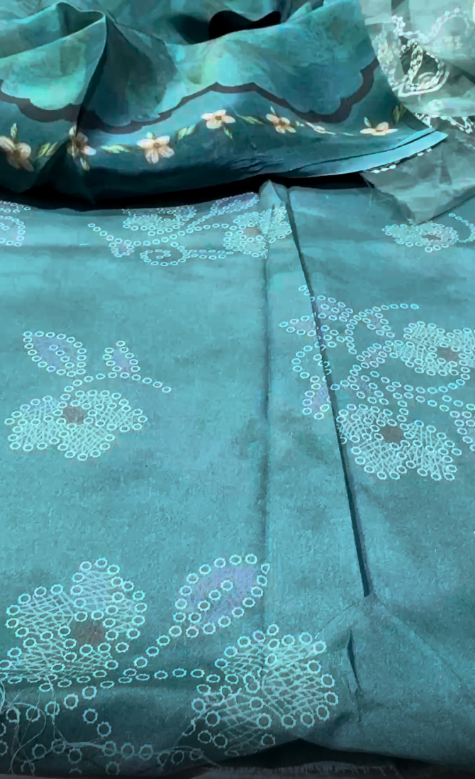 Cross Stitch Printed Lawn (Shirt & Dupatta)