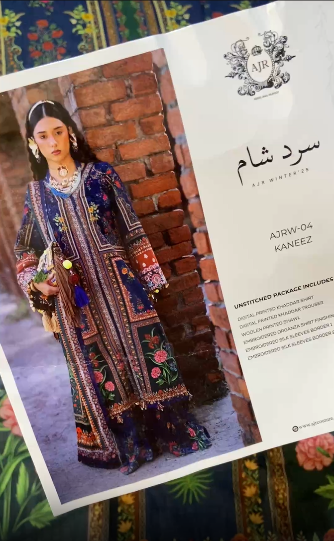 AJR Emb Khaddar 3pc