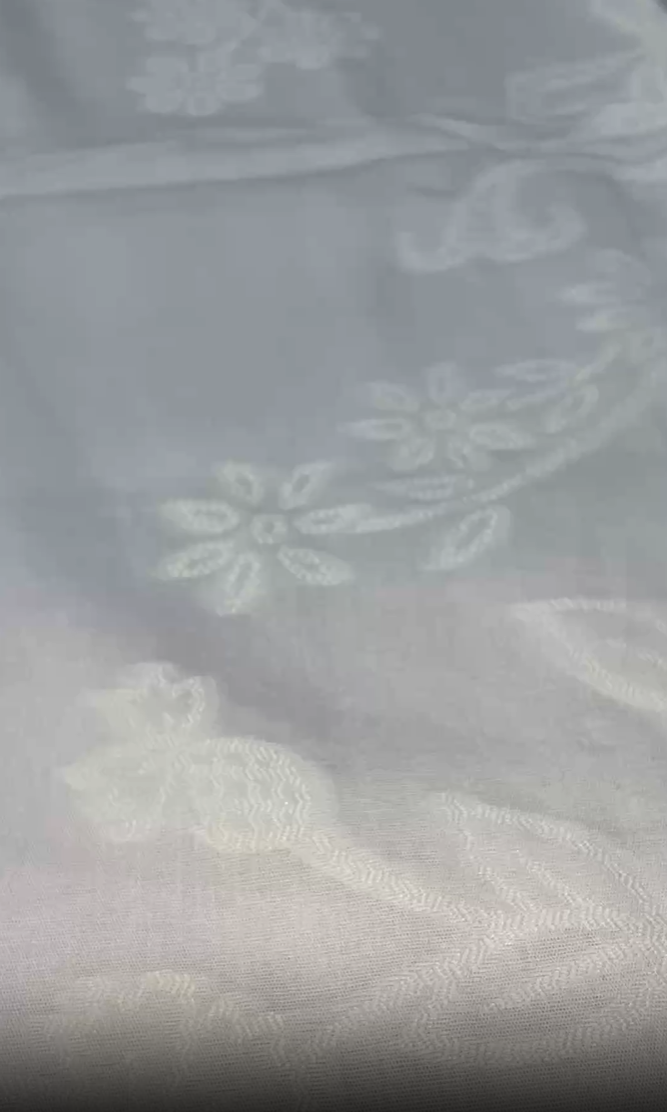 Cross Stitch Jacquard Printed 3pc