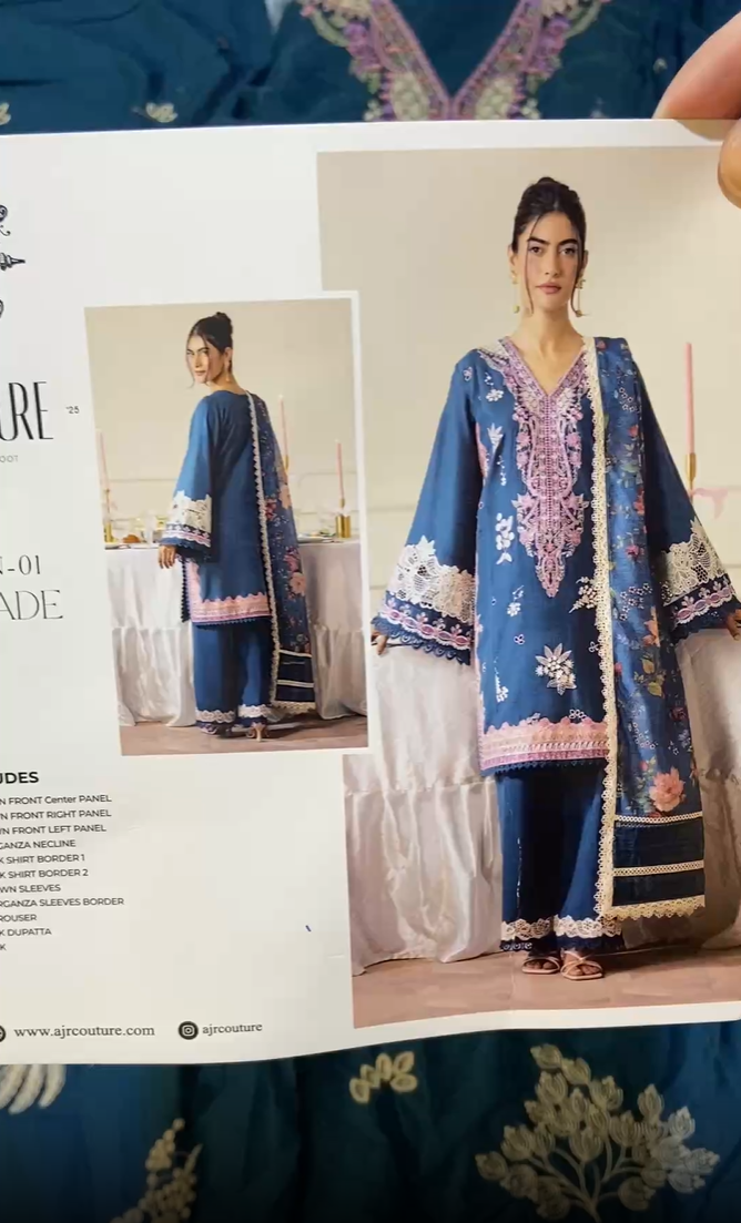 AJR Emb Lawn 3pc