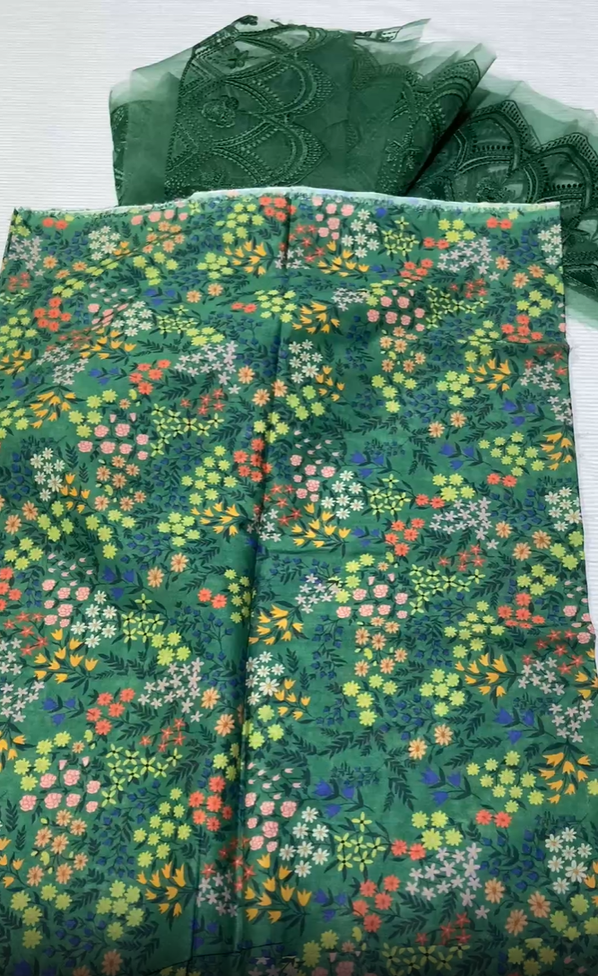 Afrozeh Emb Lawn 3pc