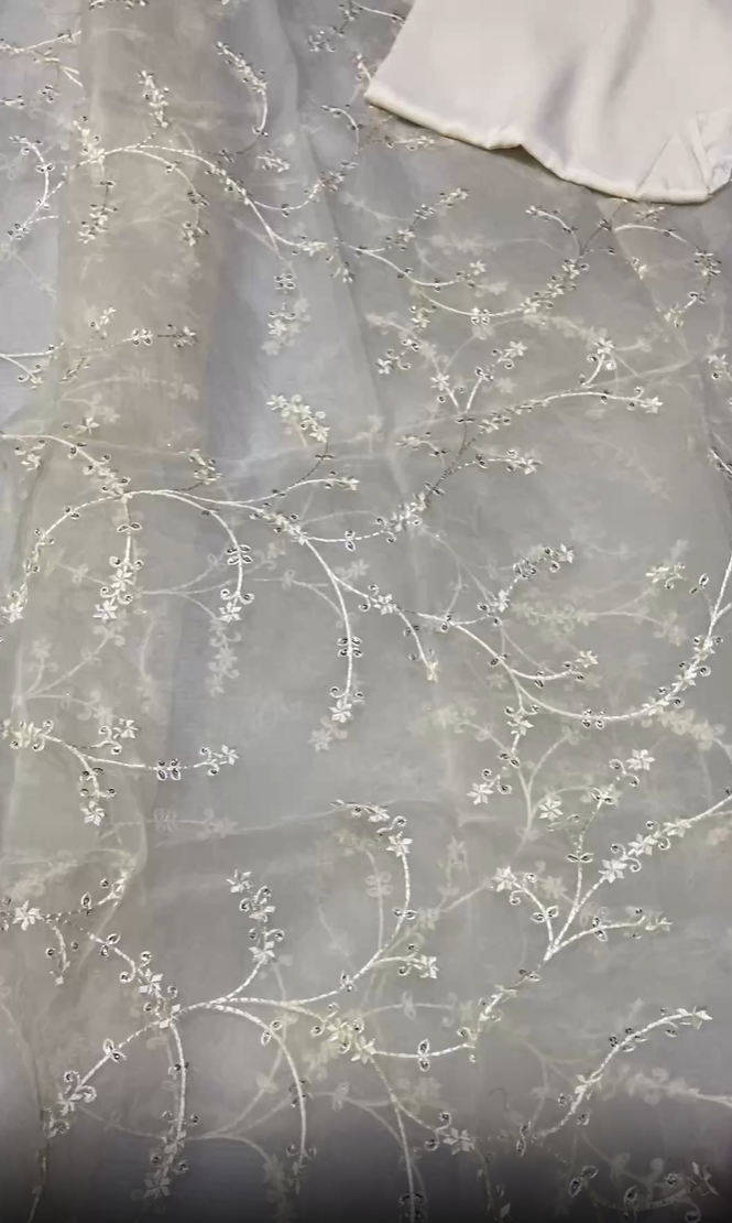 Cross Stitch Organza (Shirt & Trouser)