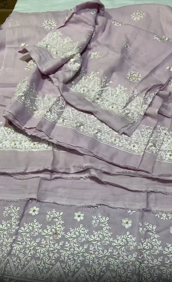 Image Embroidered Texture (Shirt & Dupatta)