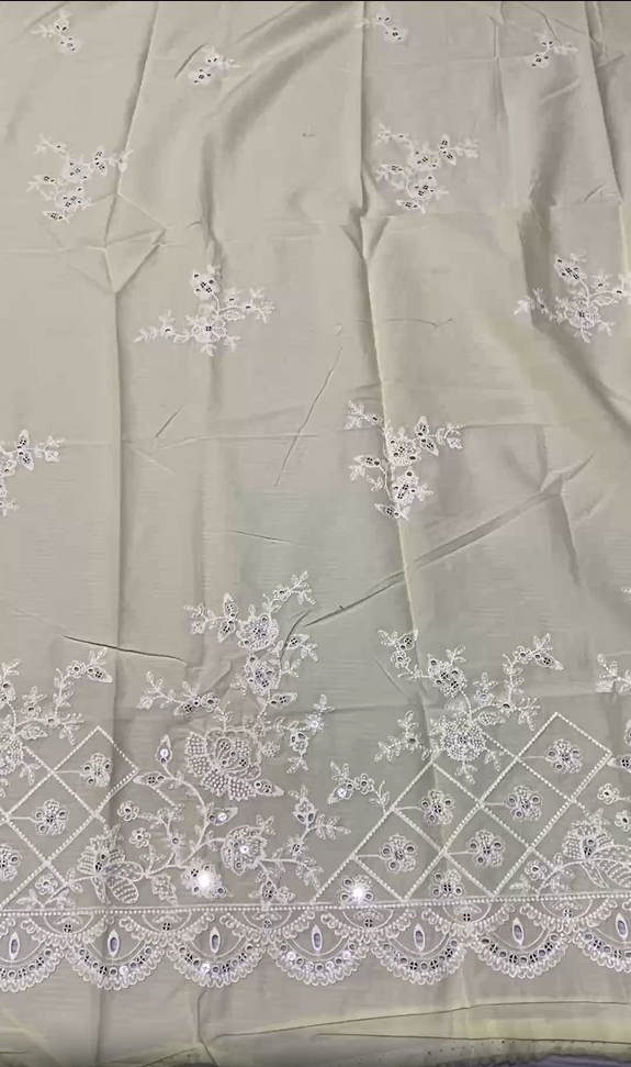 Cross Stitch Embroidered Lawn (Shirt & Trouser) 2pc