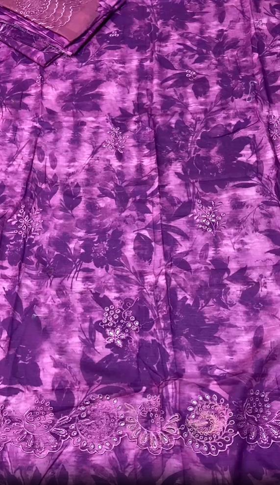 Afrozeh Emb 3pc Lawn
