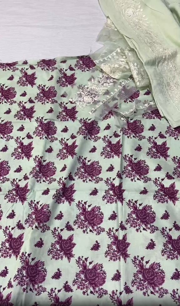 Cross Stitch Lawn Print (Shirt & Dupatta)