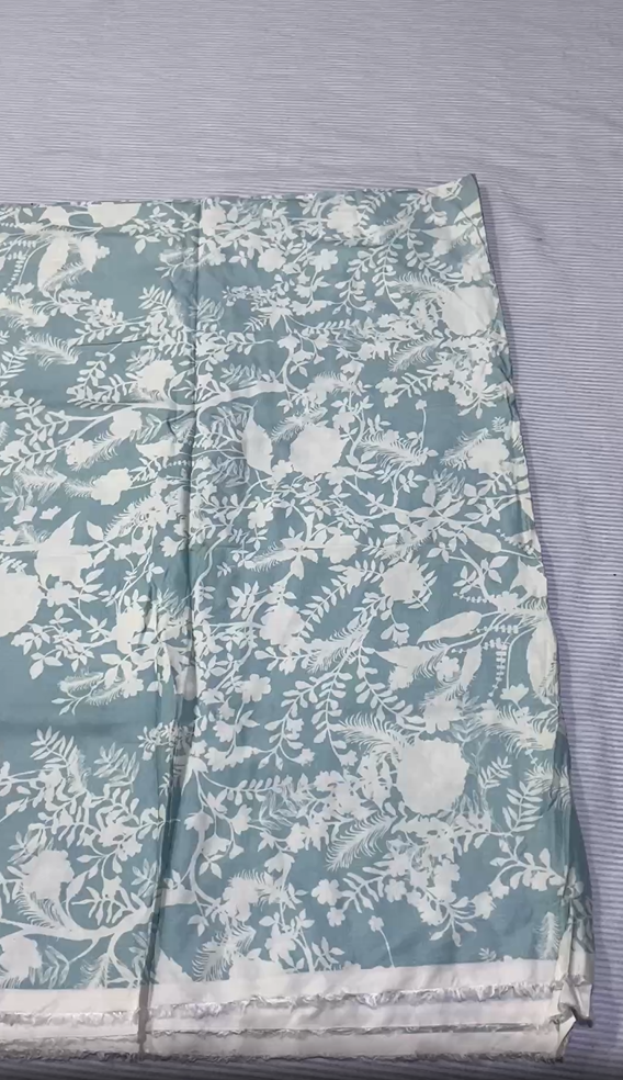 Cross Stitch Print Linen (Shirt & Trouser)