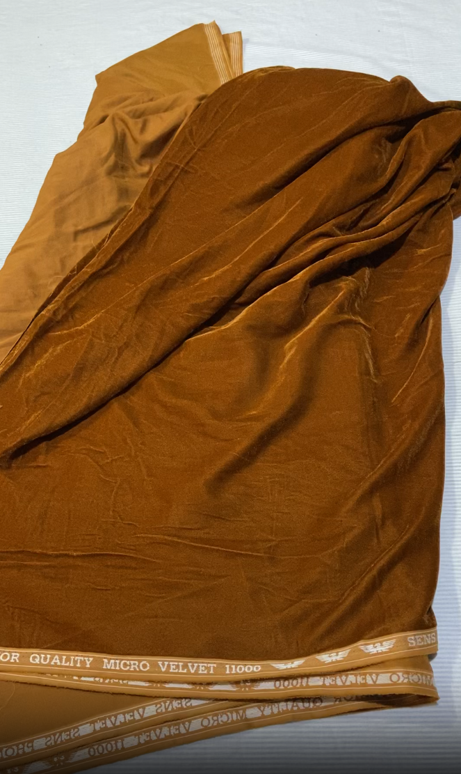 Maria B Micro velvet 2pc Shirt & Trouser)