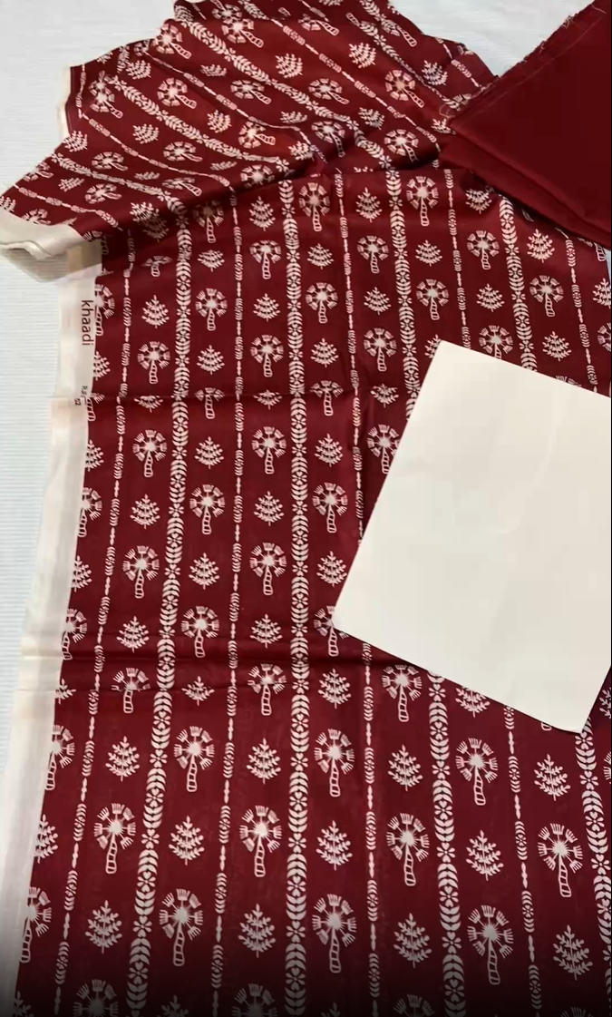 Khaadi Lawn Printed 3pc