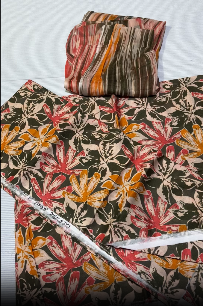 Bareeze 3pc Printed Lawn
