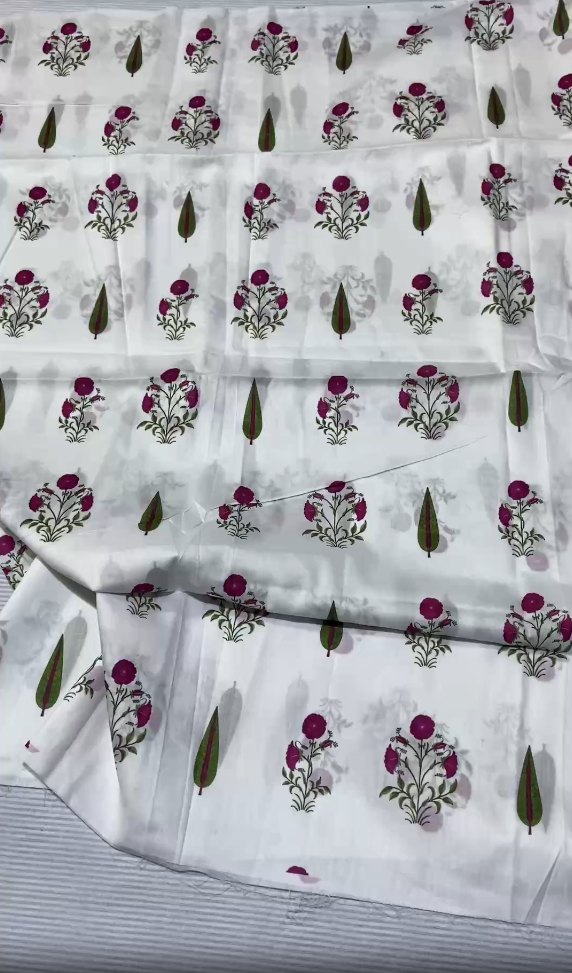 Cross Stitch print Lawn 2piece (Shirt & Trouser)