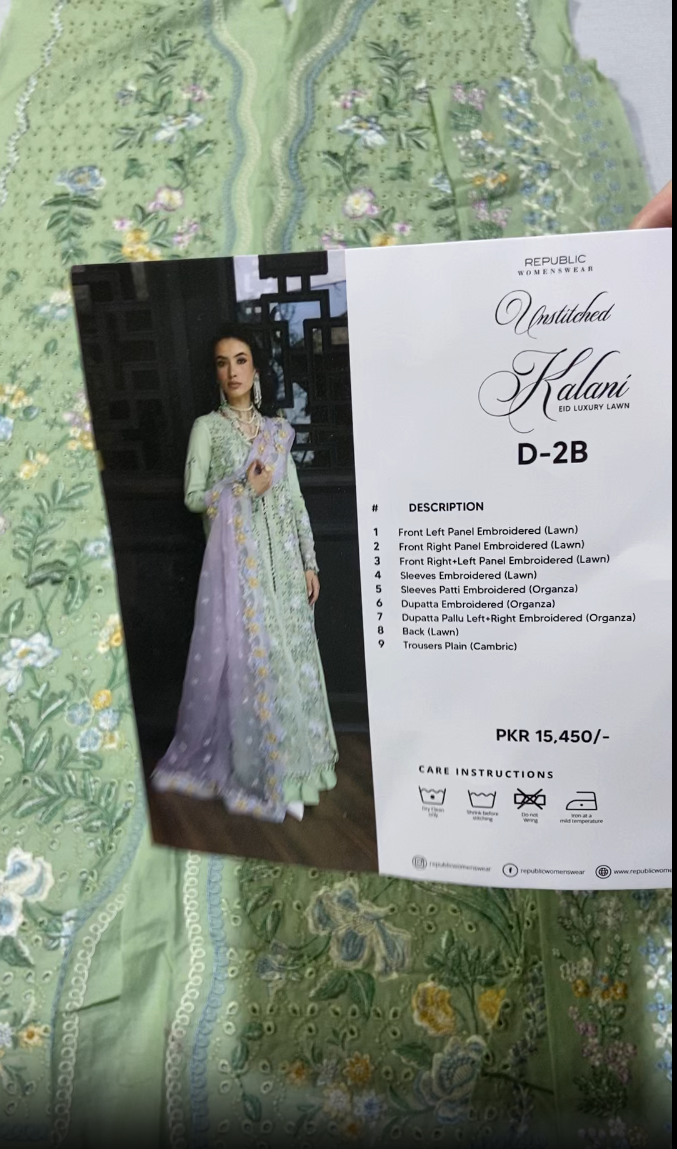 Manara Lawn Emb 3pc