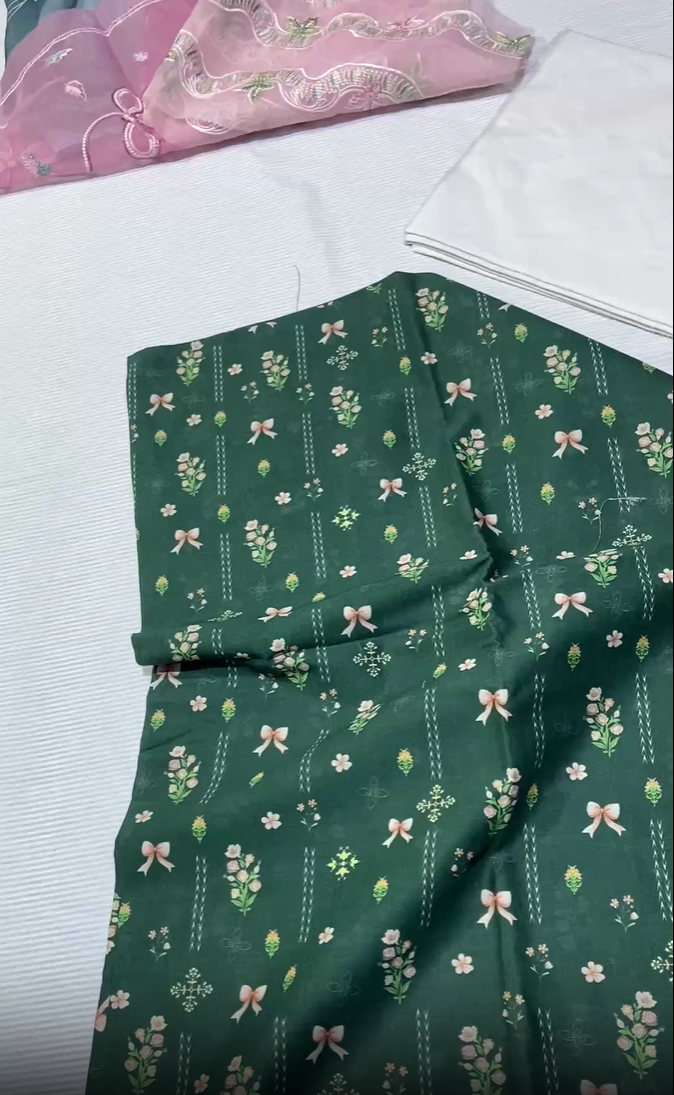 Qalamkar Q Print Lawn 3pc