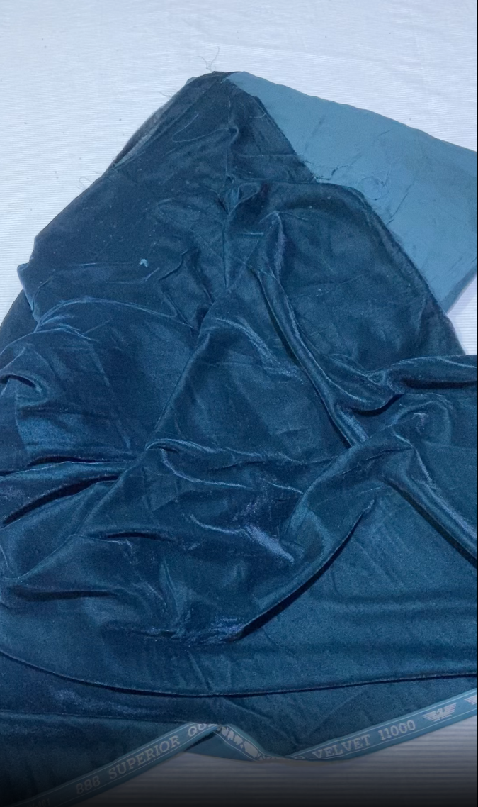 Maria B micro velvet  (zinc)