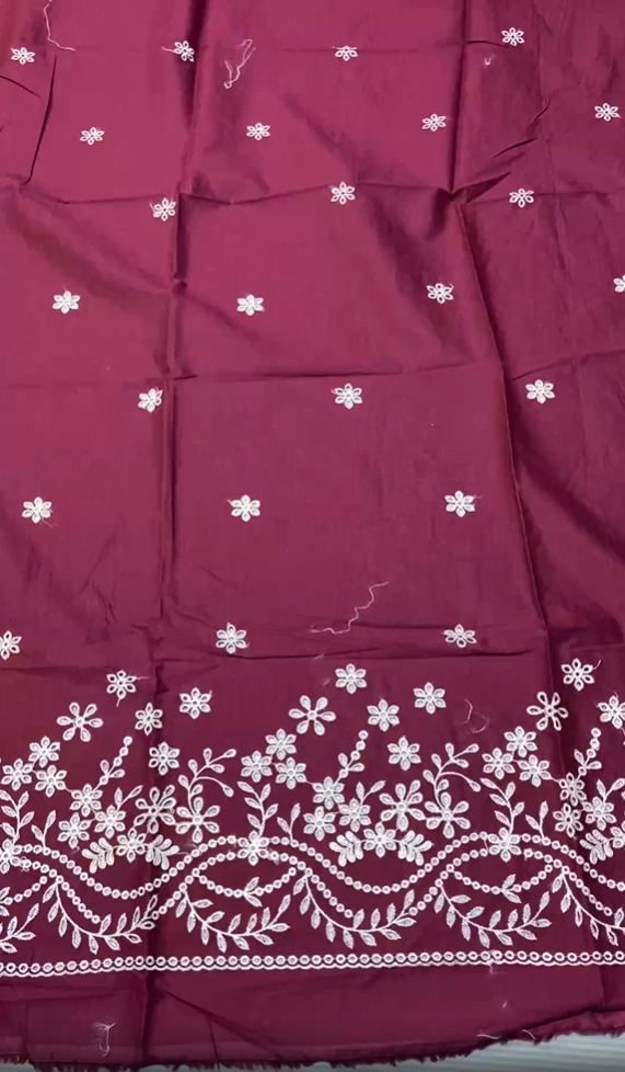 Cross Stitch Emb Cambric (Shirt & Trouser)