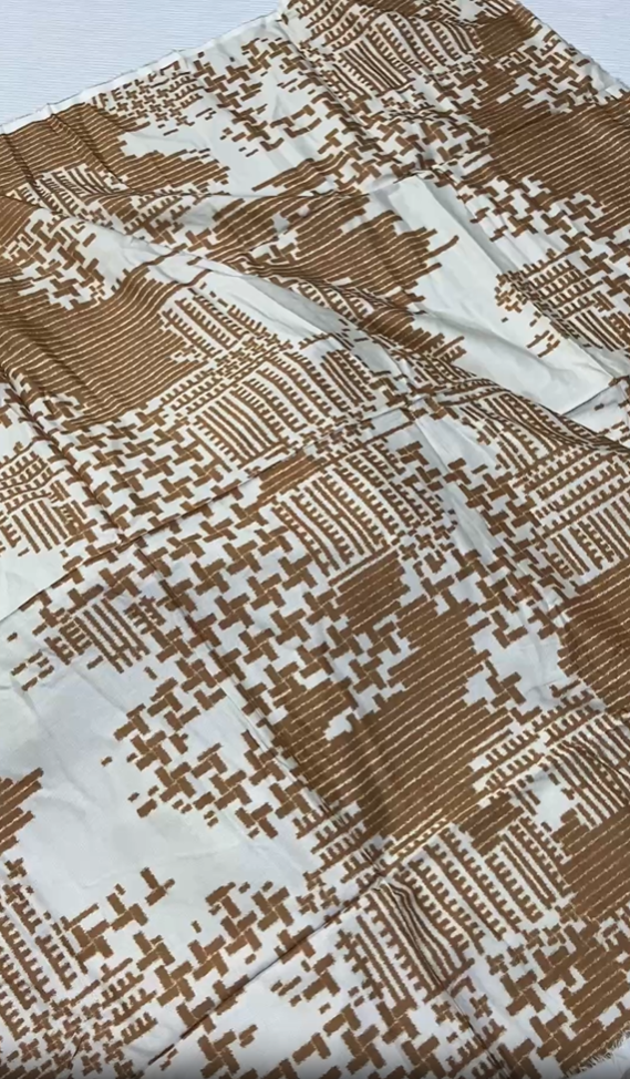 Cross Stitch Linen Print (Shirt & Trouser)