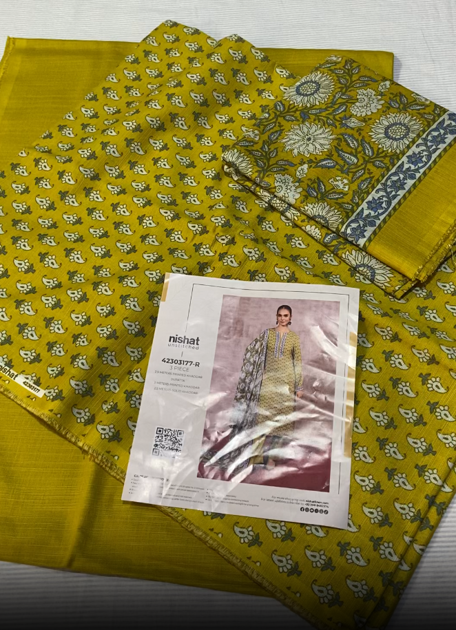 Nishat Khaddar 3pc Printed