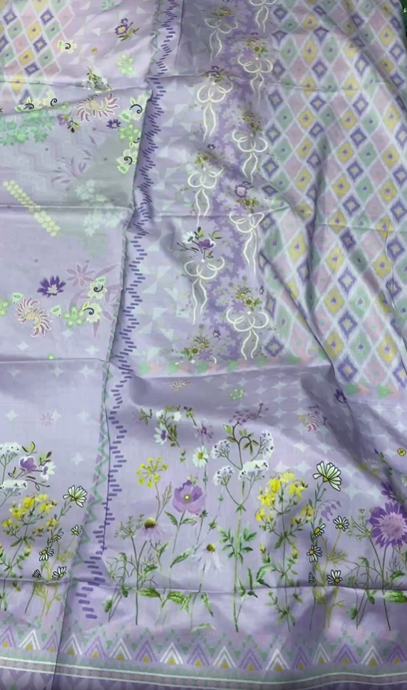 Qalamkar Q Print Lawn 3pc Printed