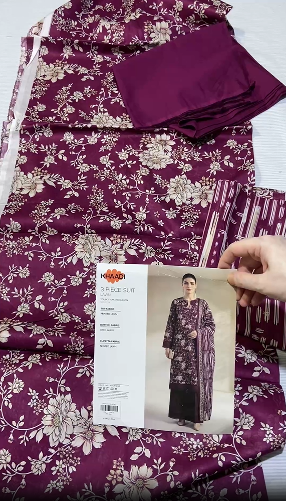 Khaadi Print Lawn 3pc