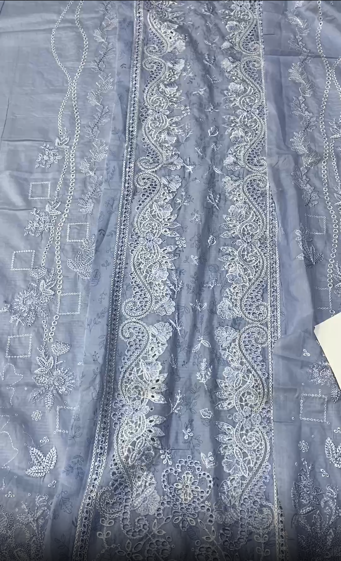 QALAMKAR Lawn Emb 3pc