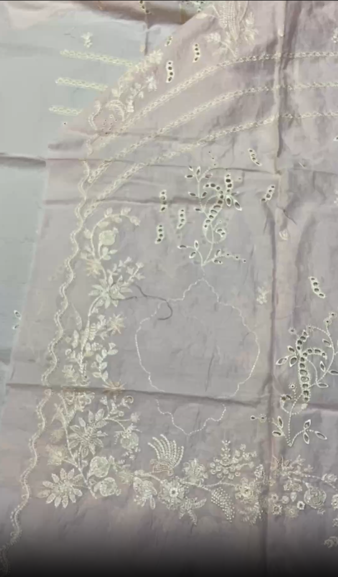 Qalamkar Emb Lawn 3pc