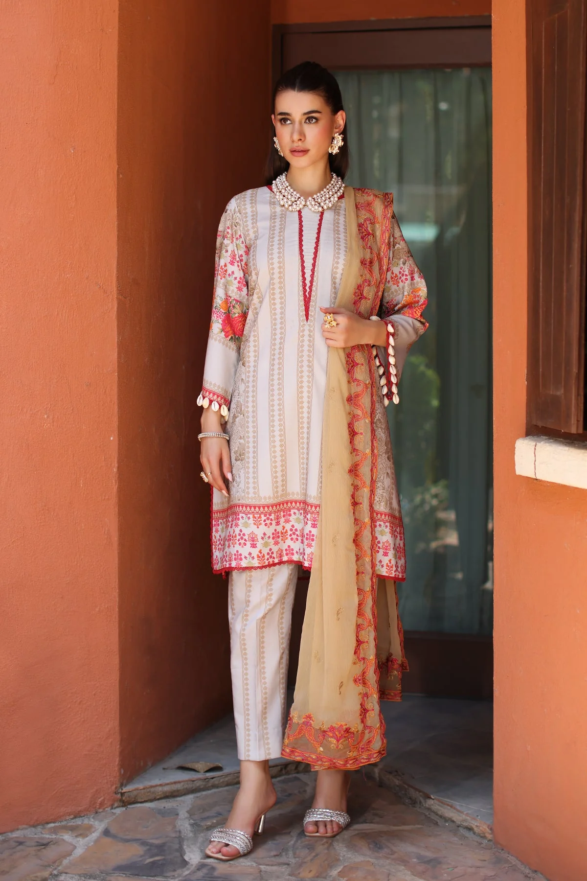 Charizma Lawn Embroidered 3pc