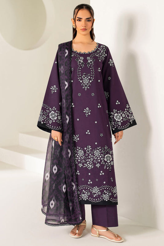 Farasha emb lawn 3pc