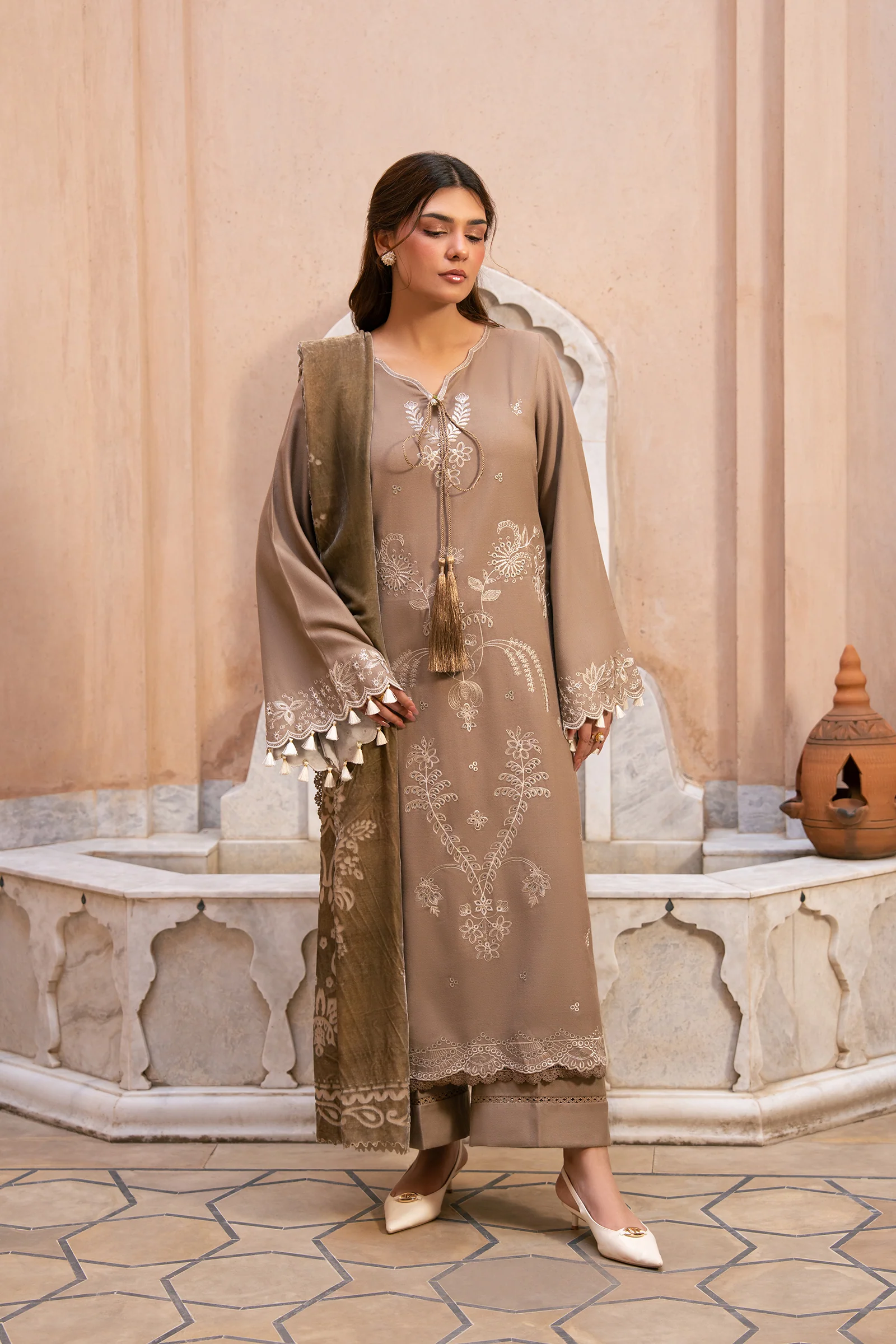 Raaya (by Rang Rasiya) | MUTED TRUFFLE | 3pc