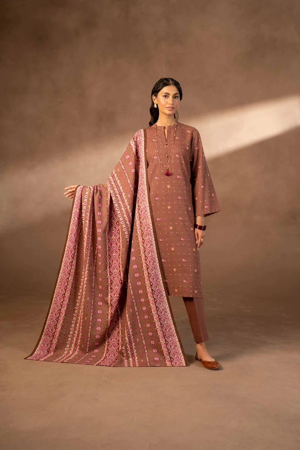Nishat 3 Piece - Printed Suit - 42306493-R